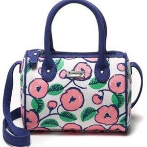 Vintage 90s Tommy Hilfiger floral 2YK mini duffel small handbag purse Sporty Bag